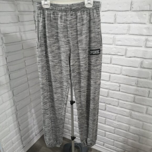 2 / $30.00 - Pink Victoria's Secret Grey & Black Size XS Ladies Joggers - Picture 1 of 10